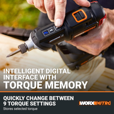 Worx WX177L Cordless 20V Switchdriver 2.0 Nitro 1/4