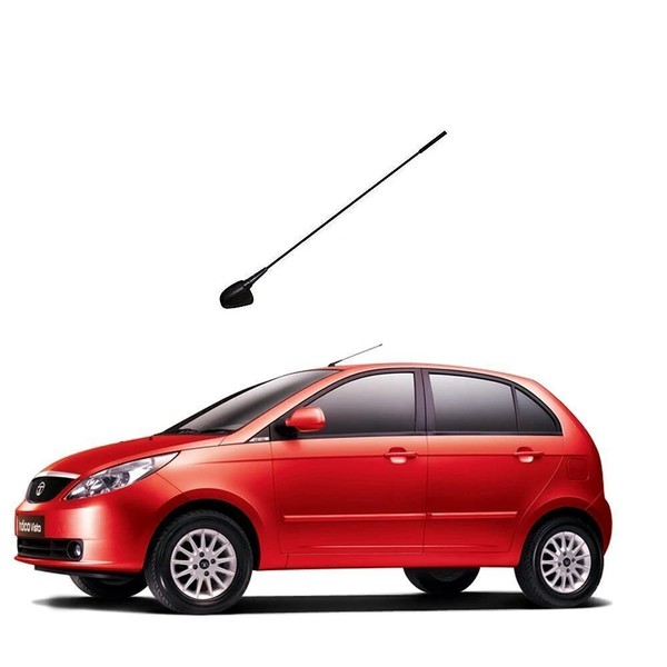 Dach Antenne Am/Fm Audio Radio Schwarz FüR Tata Indica Vista Auto @Uk-image