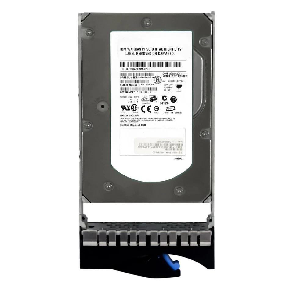 Hard Drive IBM 40K6823 ST3146954FC 147GB 15000U/Min 8MB Cache FC 3.5'' Inch - Image 3 of 3