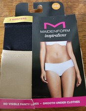 NEW Women's Maidenform Inspirations Hipsters 2 Pack Size Medium/6 Box Issues