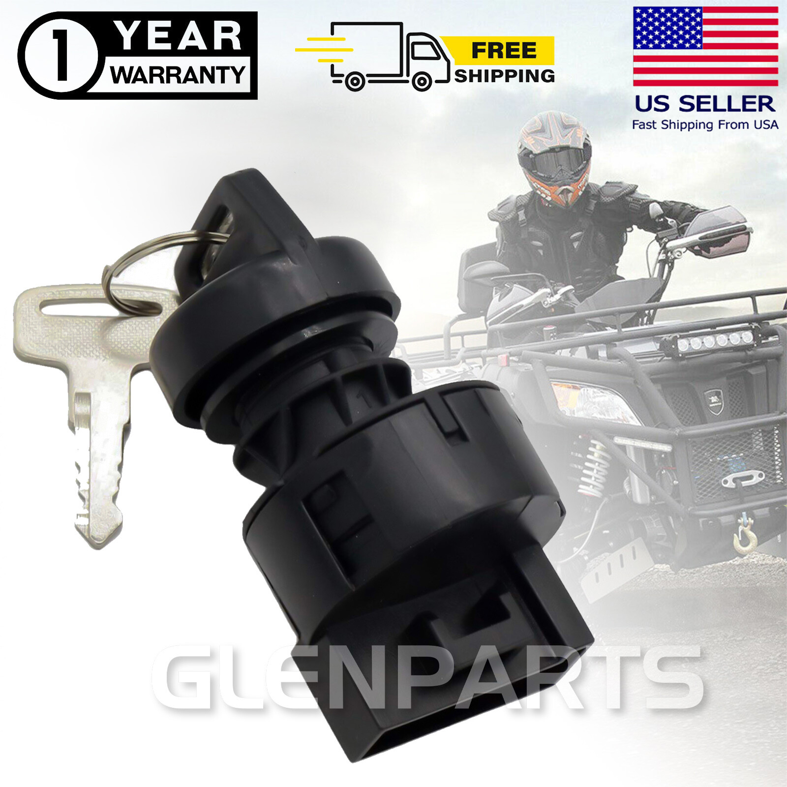 Llave Polaris Ranger 700 Interruptor De Encendido Con Llave Para Polaris Ranger XP CREW 700 4x4/6x6 EFI (2006-2009) - Nuevo Interruptor 6 Pines Polaris 2006-2009 - Foto 13