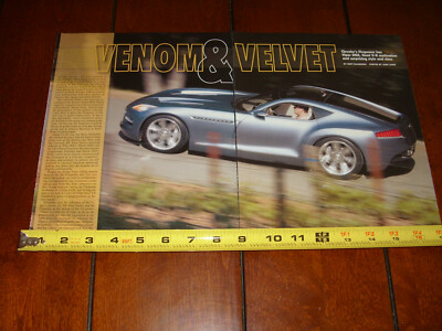 CHRYSLER FIREPOWER CONCEPT CAR ORIGINAL 2005 ARTICLE