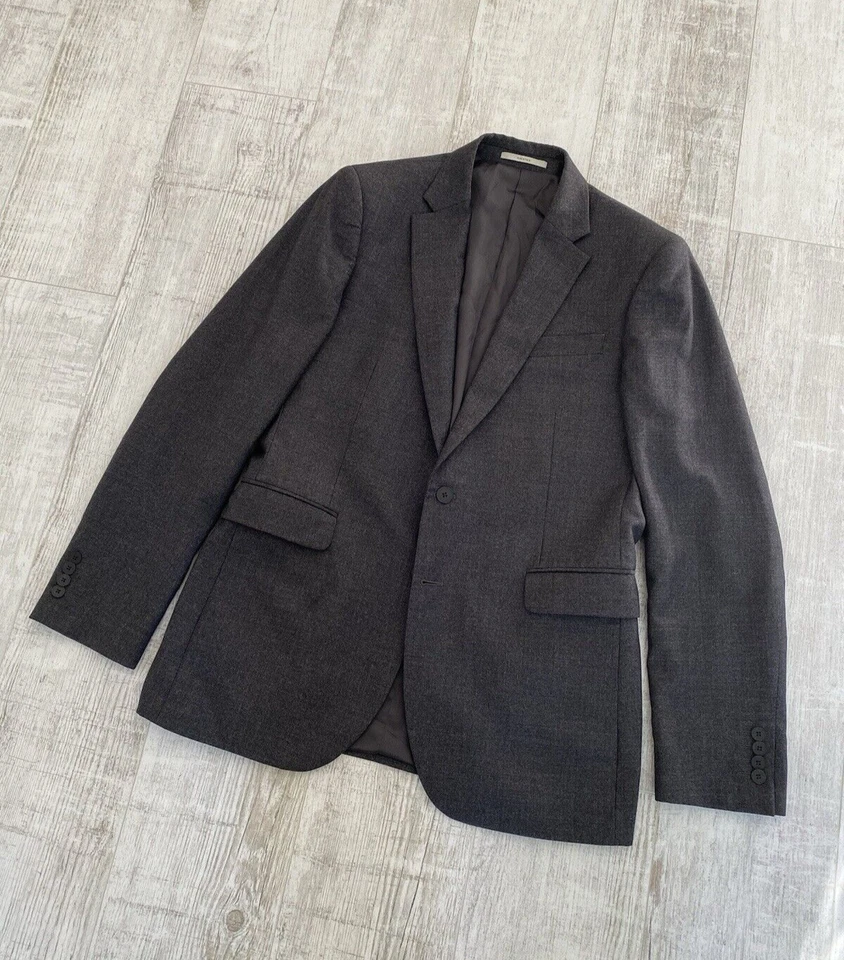 Traje Blazer Chester Barrie London Para Hombres Lana Cachemira 2 Piezas Informal Talla 42L/L Foto 4 de 4