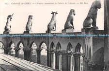 R333204 173 Cathedral de Reims Chimeres surmontant la Galerie de lAbside ND Phot