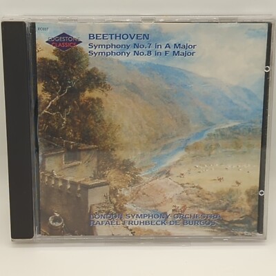 Beethoven Symphony No 7 In A Major & No. 8 In F Minor. Rafael Fruhbeck De Burgos