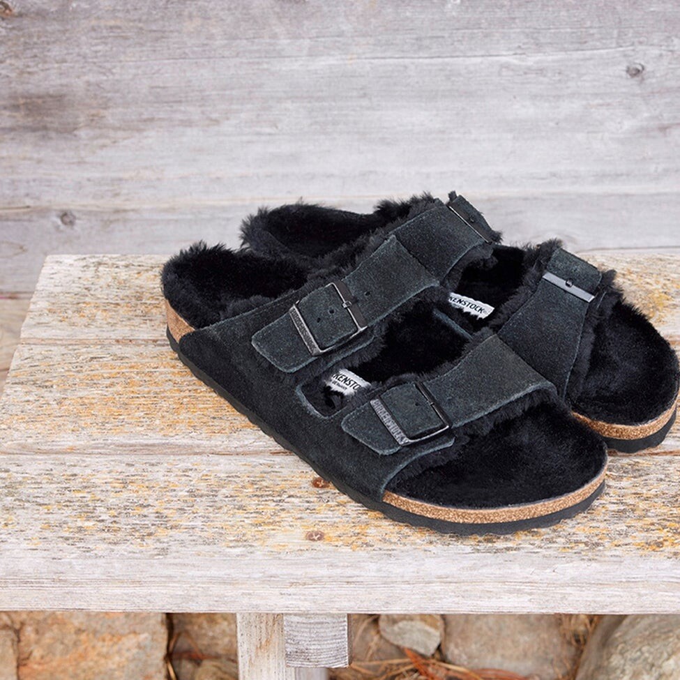 womens fur birkenstock