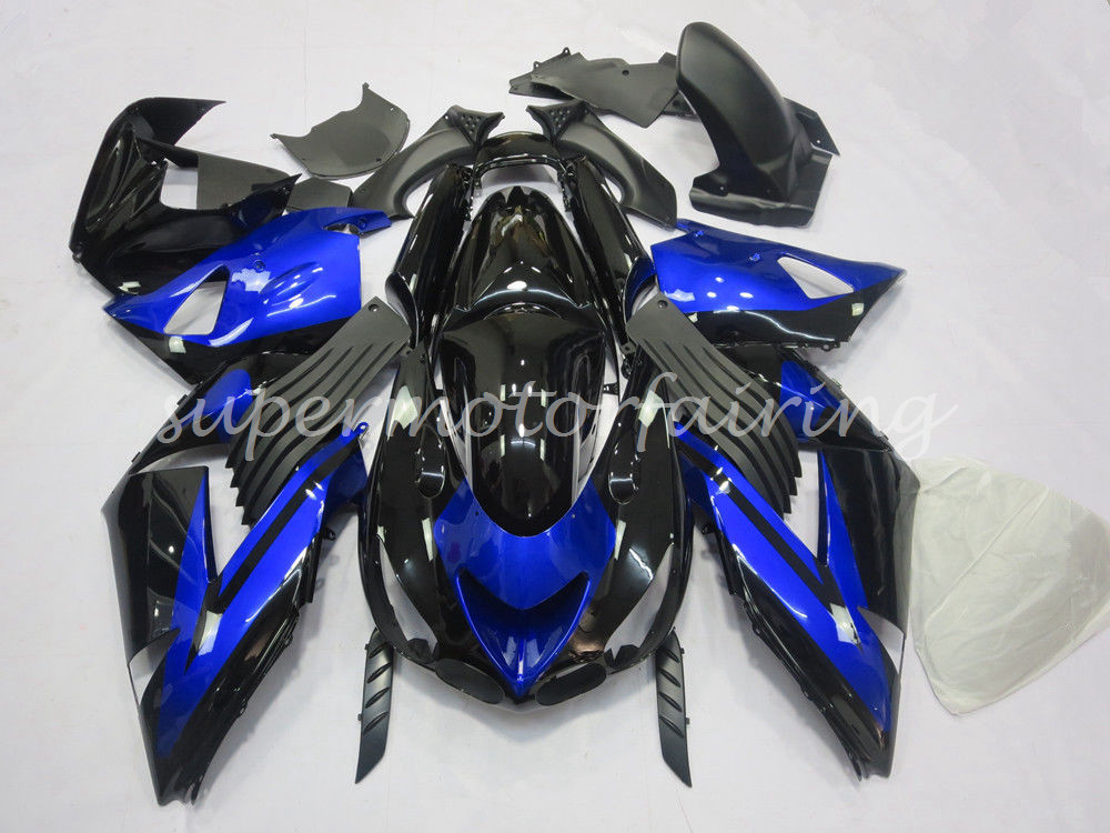 Blue Blue&Black Injection Fairing Kit for Kawasaki Ninja ZX14