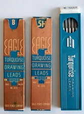 Various Vintage Drawing Leads by Scripto and Eagle Pencil Co., Pre-Owned