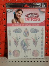 Savvi 20 Temporary Glitter Tattoo's Pack Tribal Dream Catcher Braclet Moon