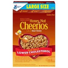 Honey Nut Cheerios Large Size General Mills Honey Nut Cheerios Cereal 18.8 oz