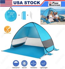 Pop Up Portable Beach Canopy Sun Shade Shelter Outdoor Camping Fishing Tent Mesh