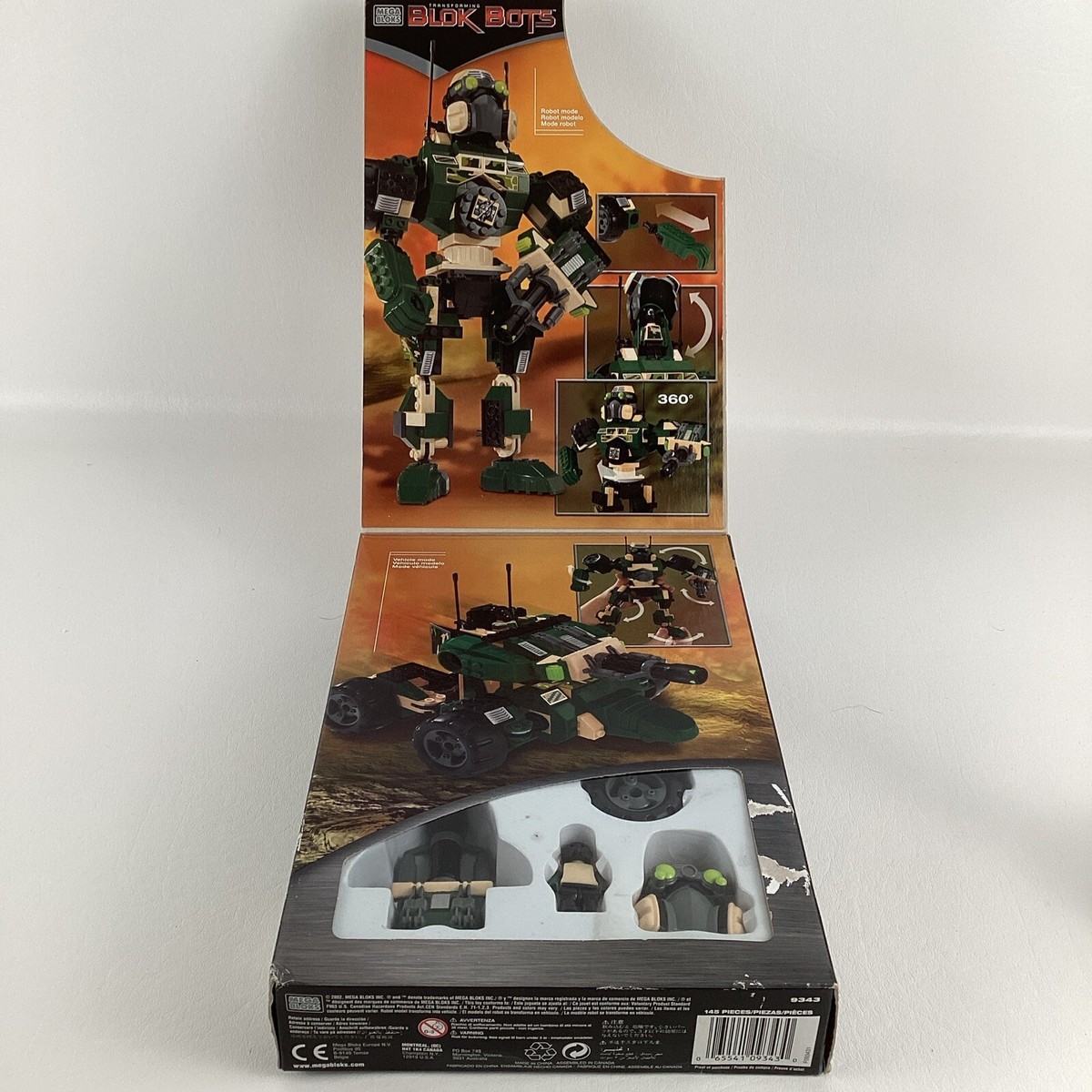 2002 Mega Bloks Transforming Blok Bots Commander 9343 for sale