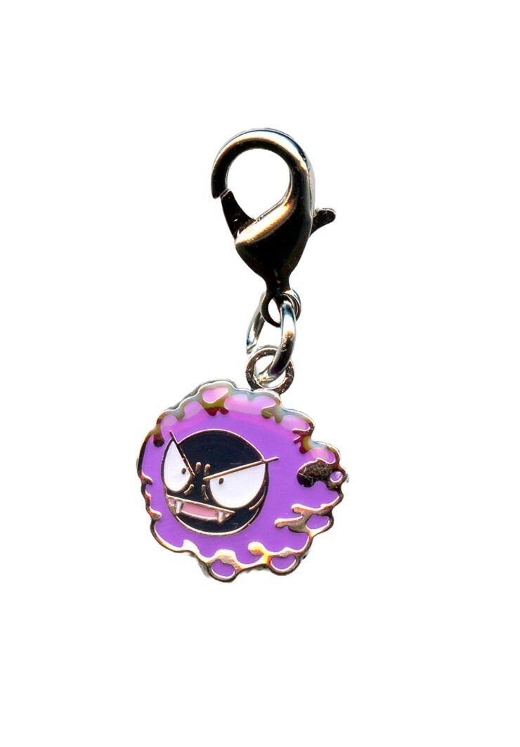 Gastly 092 Key Chain CHARM National Pokedex Pokemon Center Japan