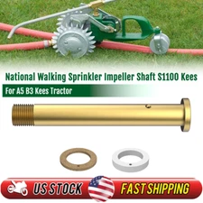 National Walking Sprinkler Impeller Shaft S1100 w/ Gasket For Kees A5 B3 Tractor