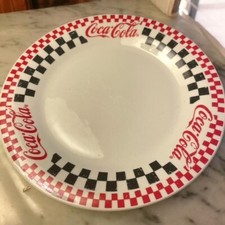 Coca Cola Dinner Plate By Gibson, 1997, 10 1/2 Inch Dinner Plate (OP4)