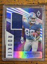 Panini Phoenix Darius Slayton Purple Prizm 2019 #40 33/75 Rookie Jersey Card. rookie card picture