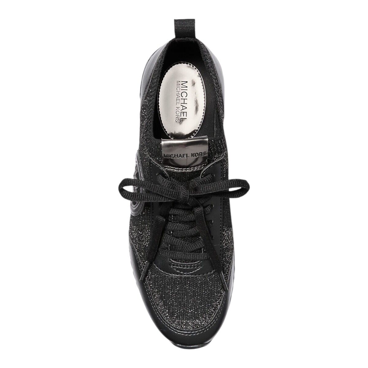 Michael Kors Jenkins Knit Trainer Stretch Gunmetal Black Michael Kors Jenkins Knit Trainer Stretch Gunmetal Black