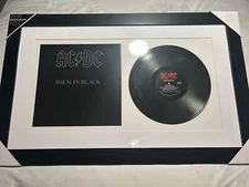 🔥AC/DC 35x22 Framed Album “Back In Black”🎙️🔥