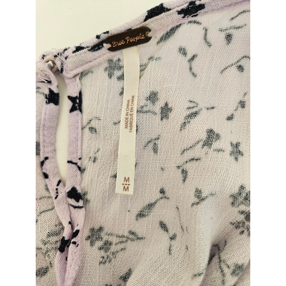 Free People Turning Heads Floral Printed Mini Dress, Size M | eBay