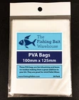 PVA Bags x 20 - 100mm x 125mm - Fast Dissolving - Carp - Fishing Pellets.com