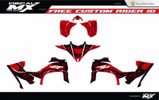 Fits YAMAHA YFZ450R 450X (2014 to 2024) graphic kit decals stickers racing yfz