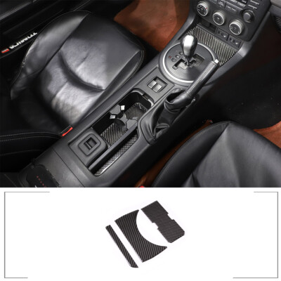 Carbon Central Control Groove Pad Decorate Trim Kit For Mazda MX-5 Miata 2009-14
