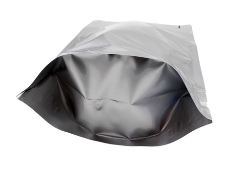 MYLAR STAND UP POUCH METALLIC MATT with GRIP SEAL - Picture 4 of 9