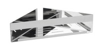Wenko Turbo-Loc® Eckablage Mod. Genova Shine, Befestigen Ohne Bohren