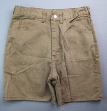 Vintage Juniors JC Penney Penn Prest Shorts USA Made Brown Sz 18 27x6 Talon 42