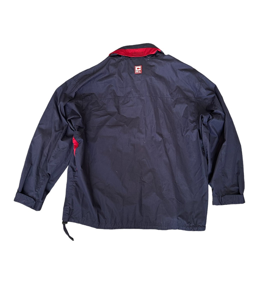 Vintage Chaps Ralph Lauren CRL Blue Pullover Windbreaker Rain