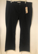 Levi's Women's 725 High Rise Bootcut Jeans Sz 14 Medium W24 L32 Black NWT
