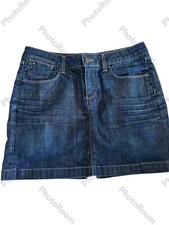 Tommy Hilfiger Denim Mini Skirt Size 4 Back Slit