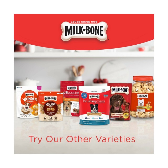 MilkBone MaroSnacks Dog Treats for Large Dogs 58 Ounces (pack of 3