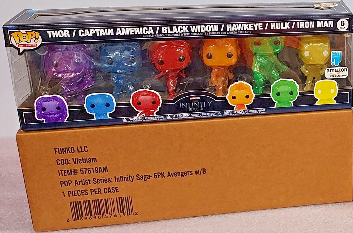 1 SET' 889698576192 - FUNKO POP! MARVEL AVENGERS EXCLUSIVE ART
