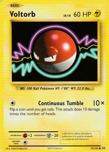 Voltorb 39/108 Pokemon XY Evolutions NM - Picture 1 of 1