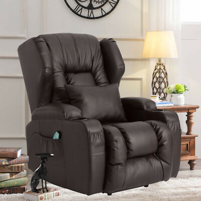 Power Lift Chair Vibration Massage Recliner Electric Sofa Chairs for Living  Room | eBay