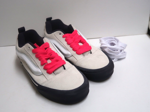 Vans Knu Skool Pop suola viola 3D righe grosse rosa lacci M-7,5 W-9,0 nuova senza scatola - Foto 2 di 11