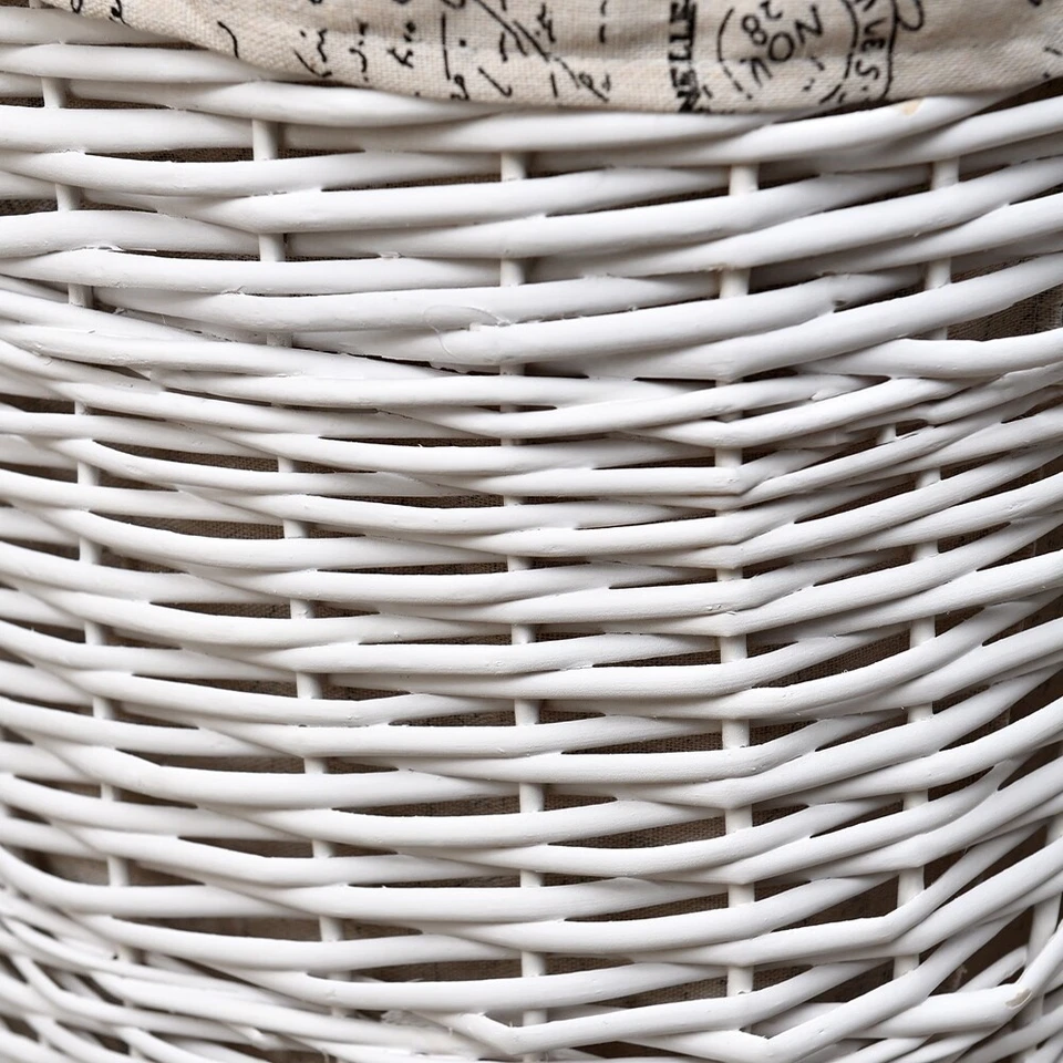 Wäschesammler 3er SET Rattan Wäschebox Weide Wäschetonne Wäschekorb Wäschetruhe - Bild 4 von 4