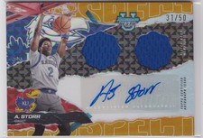 2024/25 Bowman Best U Basketball AJ Storr Prospect Dual Relic Auto /50 Gold