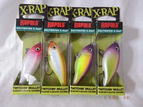 Rapala X-RAP-Twitching Mullet SXRTM-6 Saltwater X-Rap Fishing Lure-NIB-B579