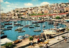 Athens Greece Tourkolimano Harbor View Continental Postcard B132