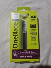 Philips Norelco OneBlade 360 5V Electric Shaver Kit Black QP6531/70  3291/OB