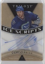 2013-14 Upper Deck Trilogy Ice Scripts Zack Kassian #IS-ZK Auto 0i6