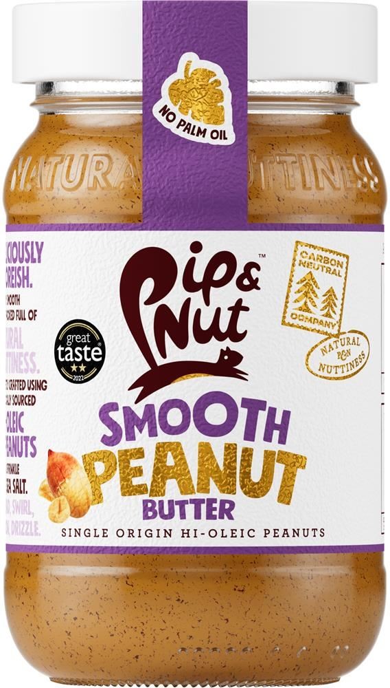 Pip and Nut Smooth Peanut Butter 300g - 4 Pack - Image 2