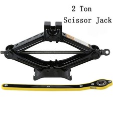Car Jack Kit Scissors Jack Car 2 Ton 4409 Lb Capacity Tire Jack Tool Kit