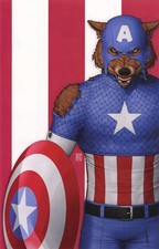 Captain America (9th Series) #1U VF; Marvel | Midtown Variant Capwolf John Tyler