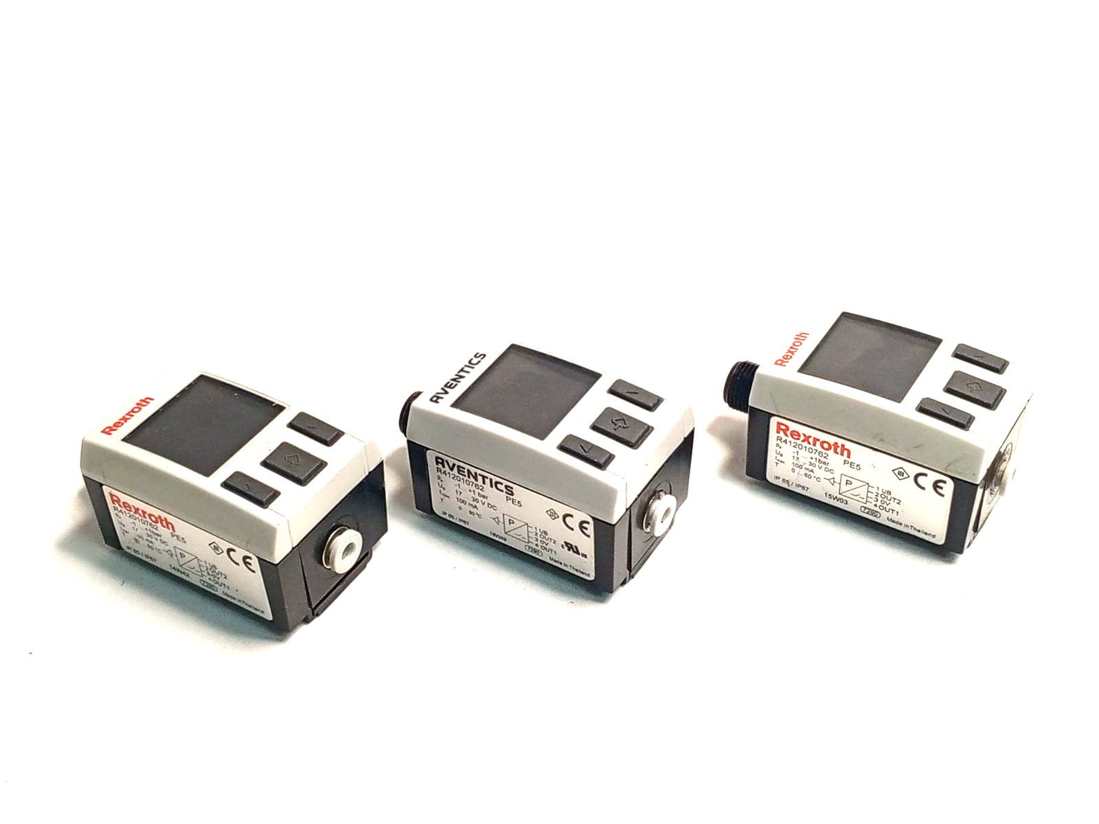 3Pcs.Rexroth R412010762 Pressure Sensor R-412-010-762 Aventics