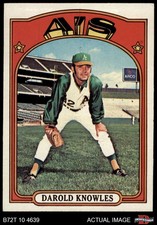 1972 Topps #583 Darold Knowles Athletics 6.5 - EX/MT+