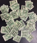 Postage Stamps 4 Crafting: 1920s 1c George Washington; Chicago IL Cancel; 50 Pcs