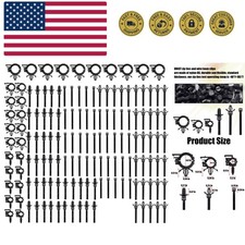 150 Pcs Car Wire Loom Routing Clips, Push Mount Cable Zip Tie, Auto Push Reta...